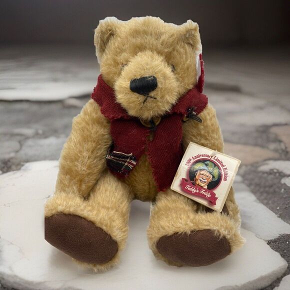 DanDee Teddy's Teddy 100th Anniversary Limited Edition Teddy Bear NOS With Tags - Picture 1 of 6